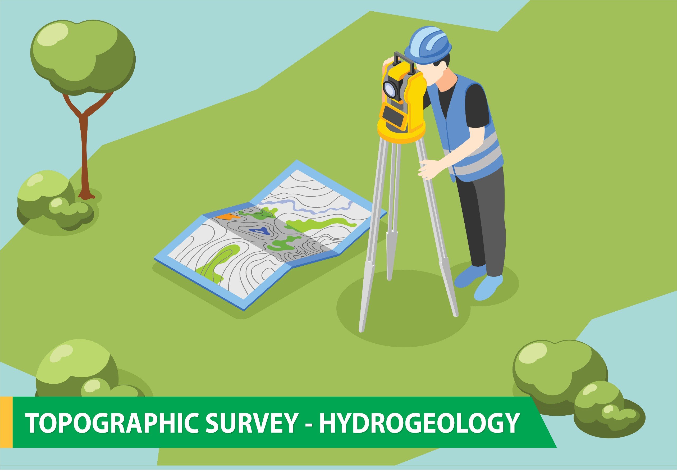 Topographic and hydrogeological survey